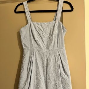 Victoria + Sophia Small Baby Blue Babydoll Romper